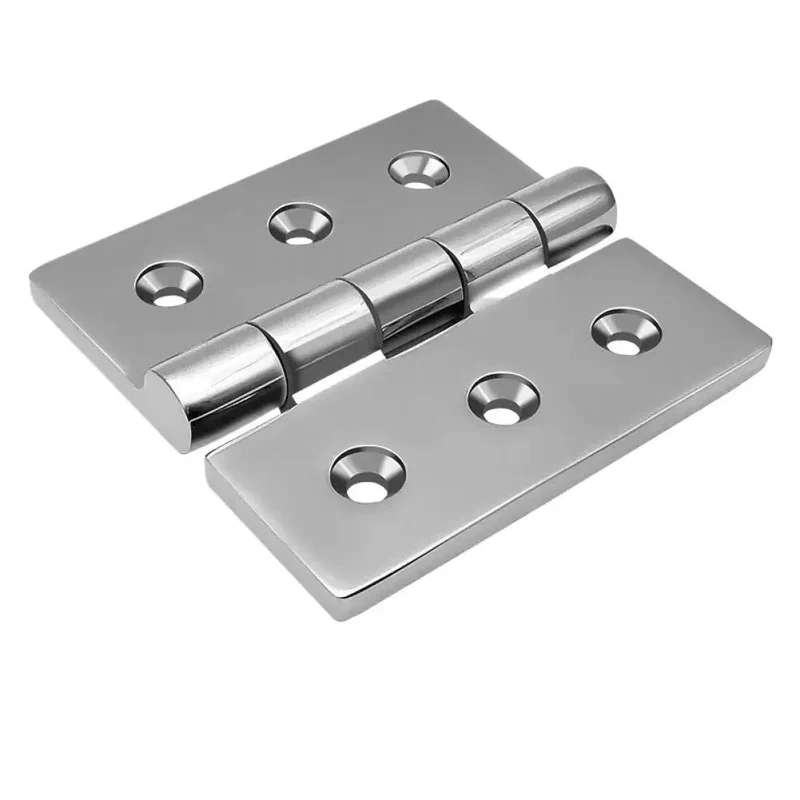 Premium 316 Stainless Steel Square Deck Door Hinge 100X100Mm Mirror Polish Finish Is A Must Have Bad Boy For Marine Setups Since This Heavy Duty Hardware Keeps Boats Secure By Fighting Off Rust While Looking Sharp And Do A Swell Job Without A Hitch