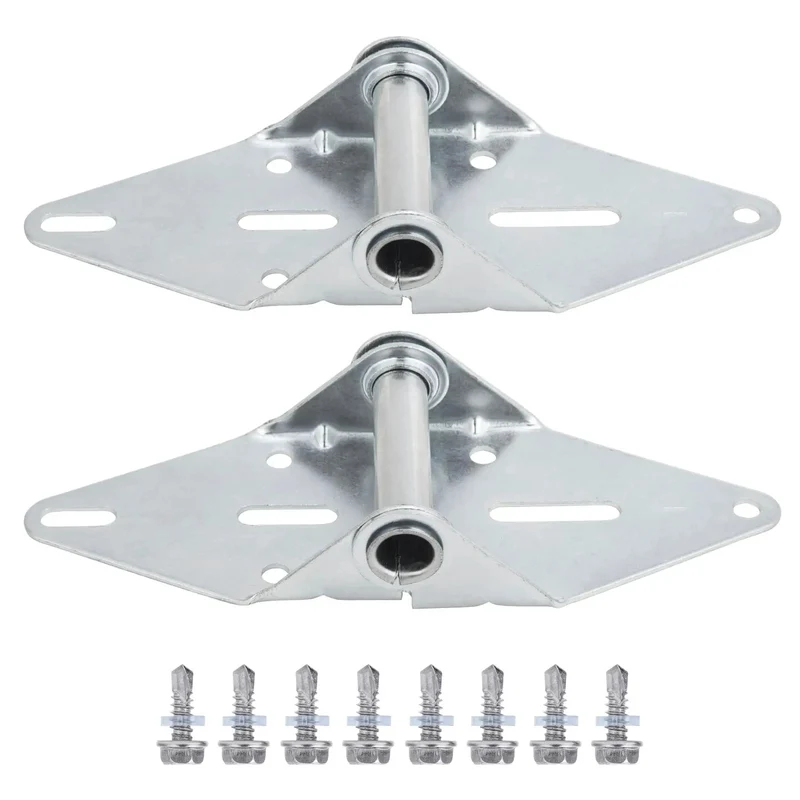 Bad Ass 2 Pack Number One Garage Door Hinges Heavy Duty 14 Gauge Galvanized Steel Knock Your Socks Off Replacement Parts For Residential Sectional Garage Doors