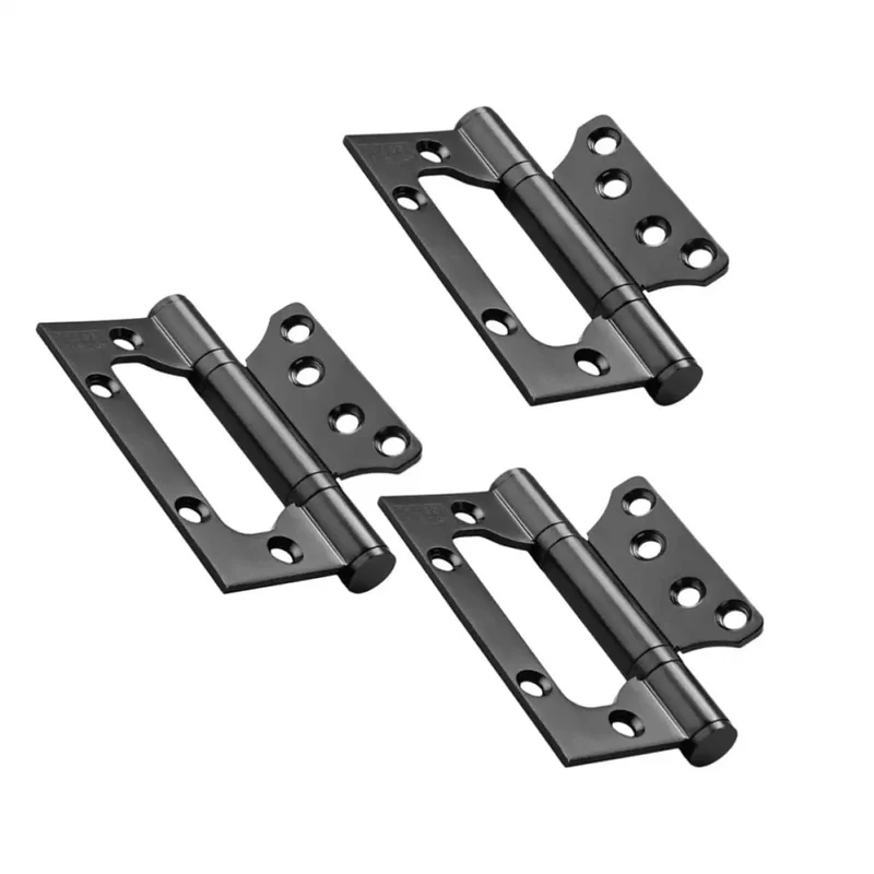 Heavy Duty Silent Flat Door Hinges With Screws Four Inch Thickened Anti Rust Stainless Steel Smooth Close Interior Door Hardware Zero Grind And No Squeak Nonsense