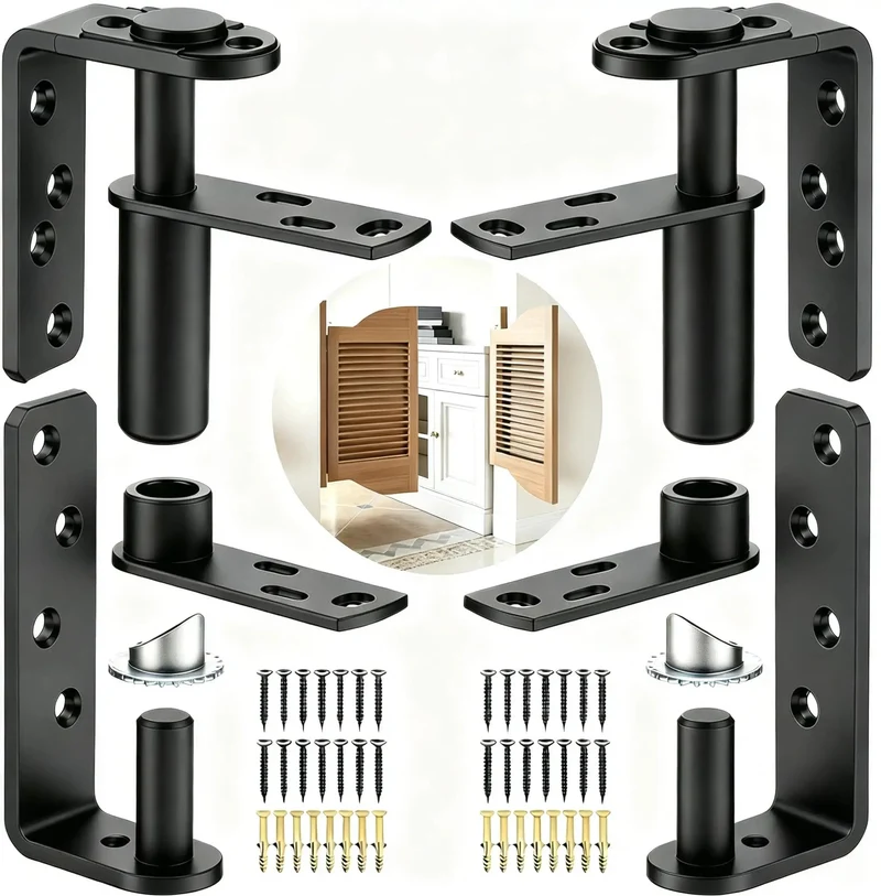 Badass Heavy Duty 304 Stainless Steel Self Closing Cafe Door Hinges Black Saloon Swing Mounts Commercial Grade Corrosion Resistant Two Pack Durable Rust Proof Latch System