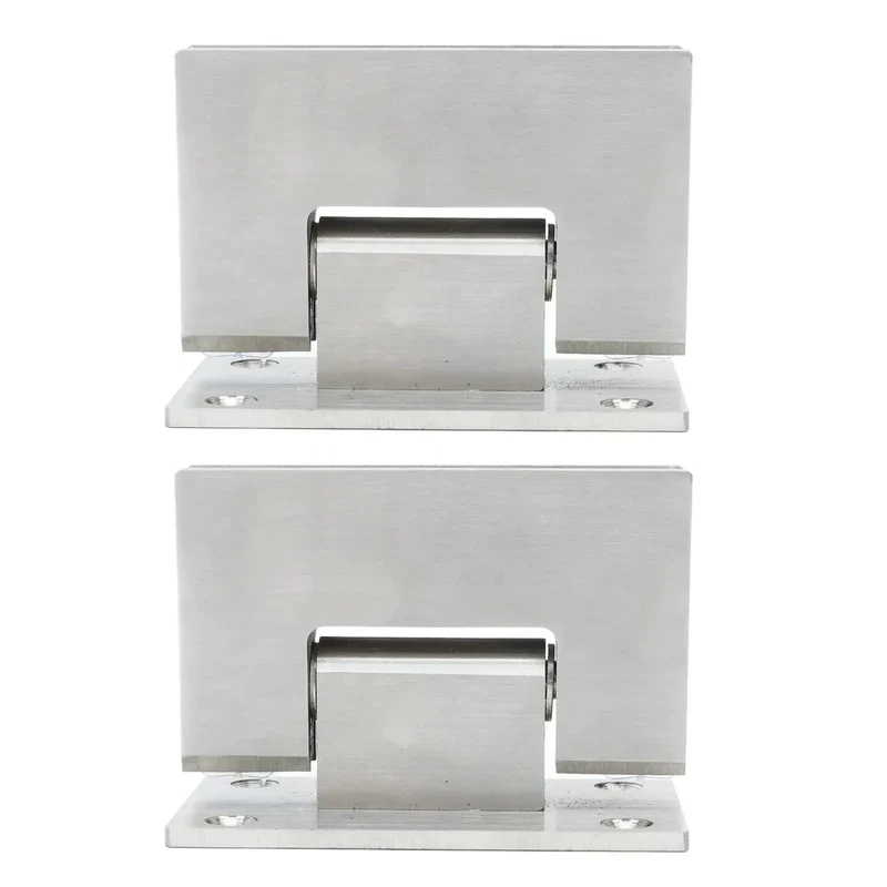 Heavy Duty Stainless Steel Door Hinges Set Of 2 Rock Solid 90 Degree Corner Brackets For Closet Cabinet And Bathroom Rust Proof Zero Hassle Installation That Feels Dang Amazing