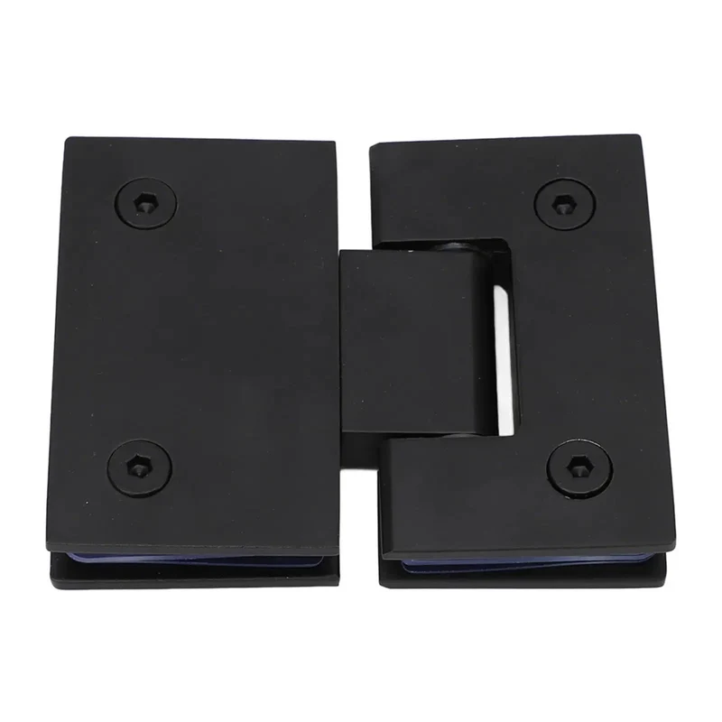Built Tough Stainless Steel Shower Door Hinge For Frameless Bathrooms With Silent Auto Close And Buttery Smooth 180 Degree Dual Swing Setup Drop Dead Easy Install Rust Free Finish