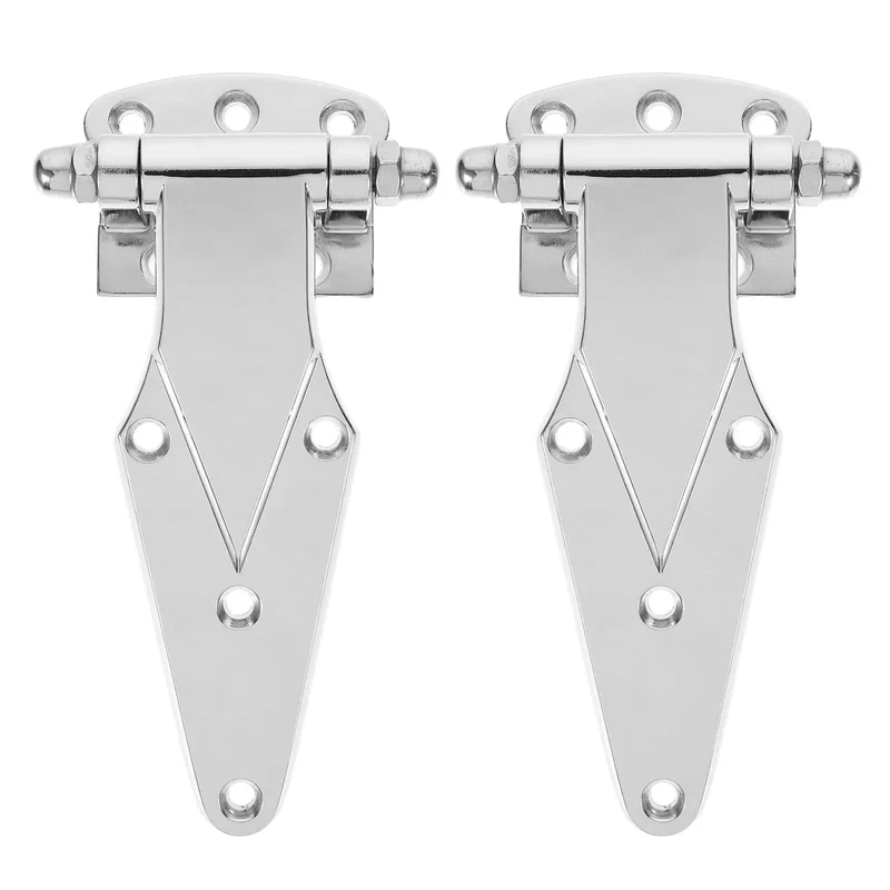 Rock Solid Zinc Alloy Cold Storage Door Hinges Heavy Duty Freezer Hinge Replacement For Walk In Cooler And Industrial Refrigeration 2 Pack Built Tough With Airtight Seal Energy Efficient Design