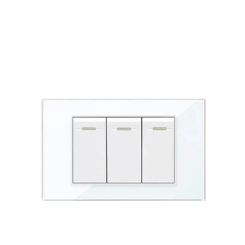 Premium White Tempered Glass Wall Socket With Rock Solid Build And Straight Up Hassle Free Install Plus Killer USB Type C Fast Charging For Israel Standard Home Wiring