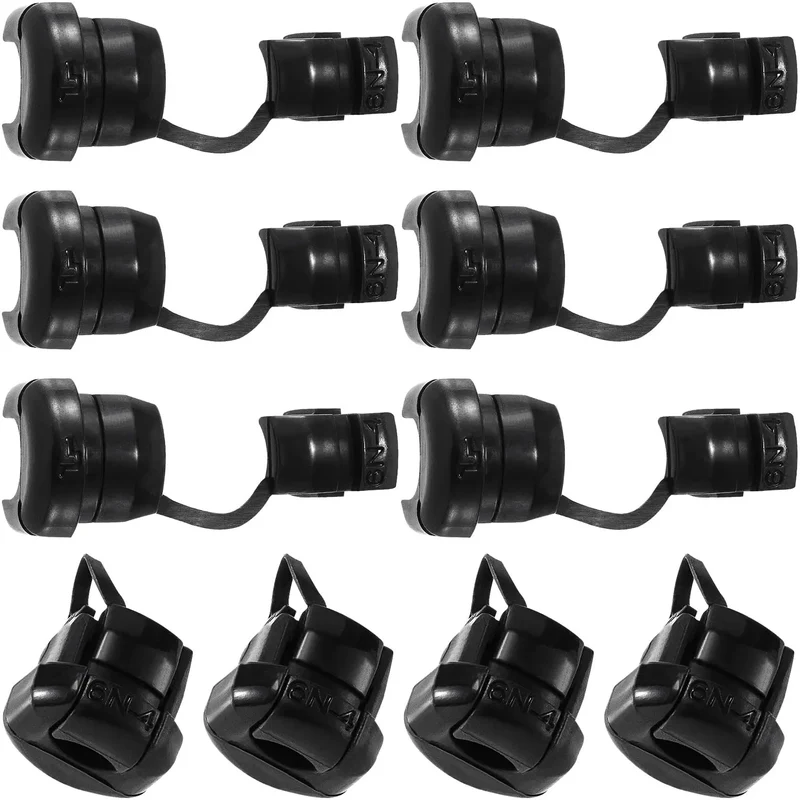 Heavy Duty Black Nylon Strain Relief Cord Connectors 6N 4 Model Fits Point Three Inch Round Wire Pack Of Ten Built Tough With A Solid Grip And No Hassle Power Cord Protection