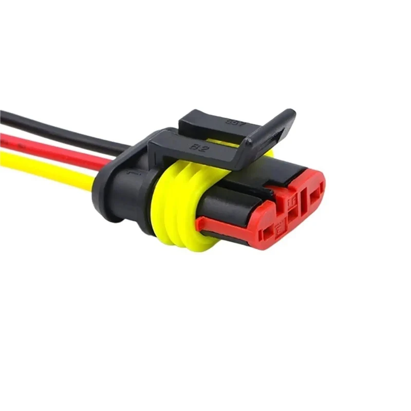 Solid As A Rock Premium Automotive Waterproof Connector Plugs With Pre Cut Wires One To Six Pin Male Female Sockets For Hid Lighting And Car Wiring Projects