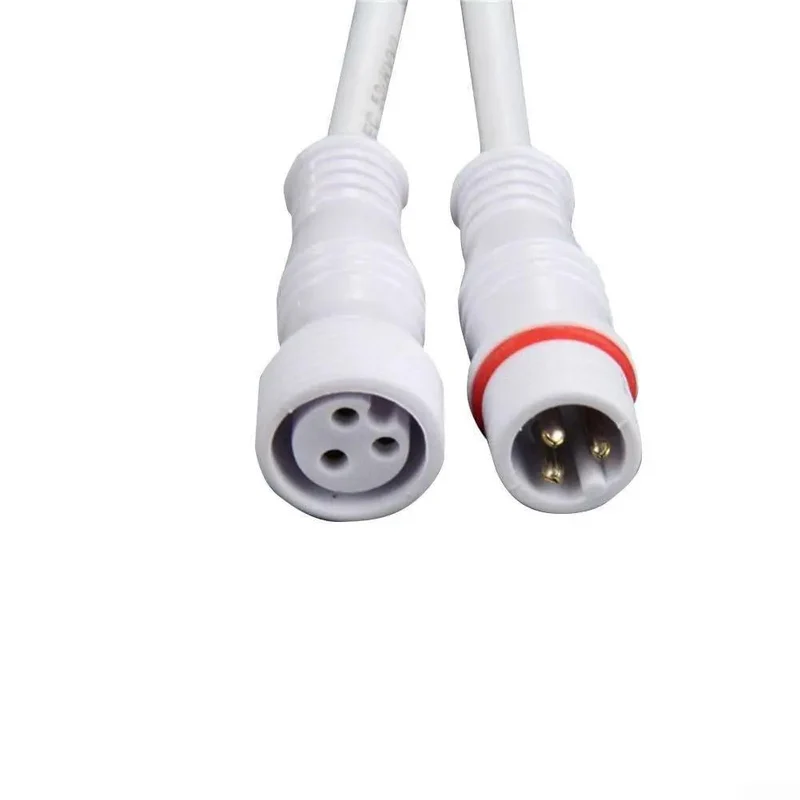 Heavy Duty IP65 Waterproof LED Connectors 5 Pair 3 Pin 22AWG Wiring Harness Cable For Off Road Trucks And Security Cameras Badass Sealed Connection Zero Leak