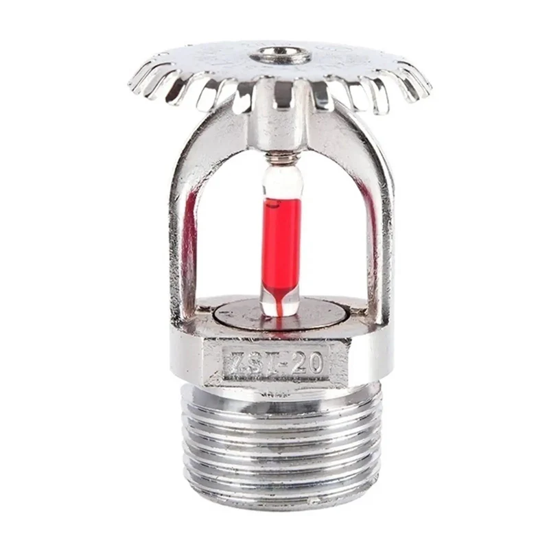 Heavy Duty Five Pack of 68 Degree Quick Response Fire Sprinkler Heads No Drama Concealed Ceiling Setup for Commercial Areas Smooth Pendent Upright Install Top Shelf Quality