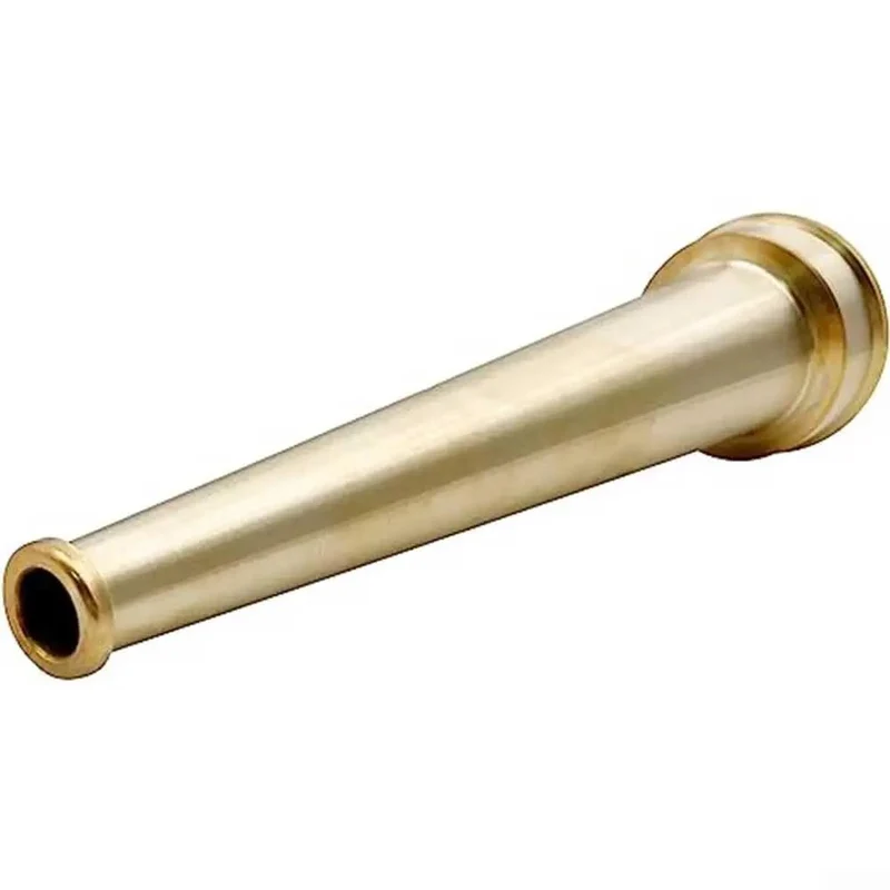 Built Tough Brass Fire Hose Nozzle One And A Half Inch Npt Thread High Pressure Firefighting Sprinkler Control Valve Top Notch Leak Resistant Design Heavy Duty Heat Proof Gear For Real World Jobs