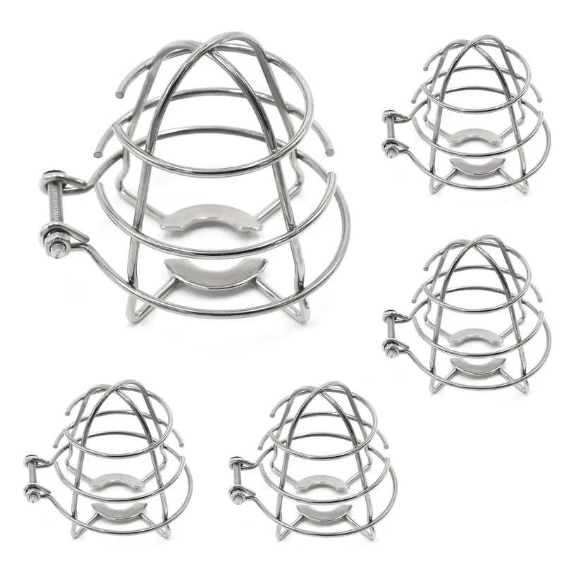 Five Pack Heavy Duty Half Or Three Quarter Inch Fire Sprinkler Head Guard Cage Protector Cover With Hella Rugged Zinc Steel Bracket Badass Protection Against Drops And Daily Wear And Tear