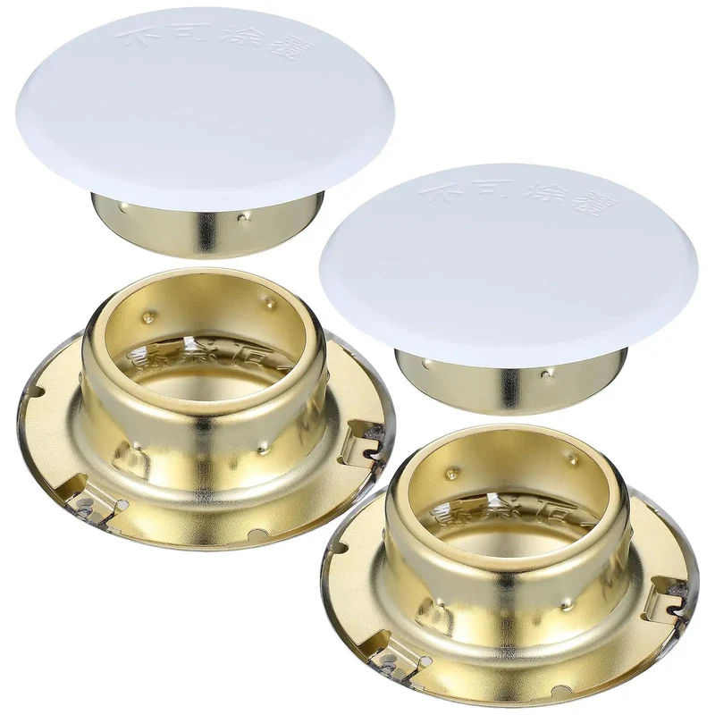 Right On Track Four Pack Flat Round Fire Sprinkler Cover Plates Slick Concealed Ceiling Caps Tight Flush Fit Dead Simple Install For Every House Or Commercial Building
