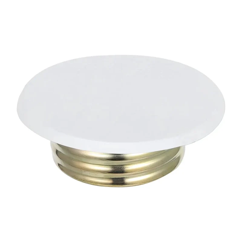 Sleek Iron Fire Sprinkler Nozzle Cover Plate With Tough Head Protector And Snug Ceiling Escutcheon To Mask Annoying Holes While Keeping Your Setup Looking Crisp And Straight Up Sharp