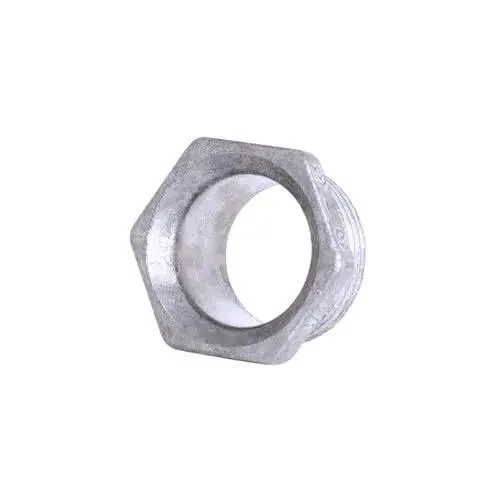 Hella Durable One Half Inch Zinc Die Cast Silver Electrical Conduit Nipple Replacement Fitting With Straight Shot Alignment And No Sweat Install Process For Top Shelf Home Wiring And Construction Work