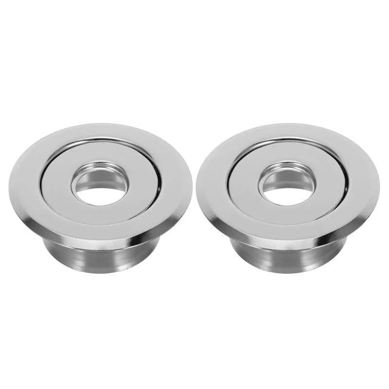 Metal Fire Sprinkler Protector Plates Decorative Escutcheon Ring Covers Recessed Ceiling Two Pack 24 Mm Size Straight Up Clean Design No Sweat Install Snug Steel Finish