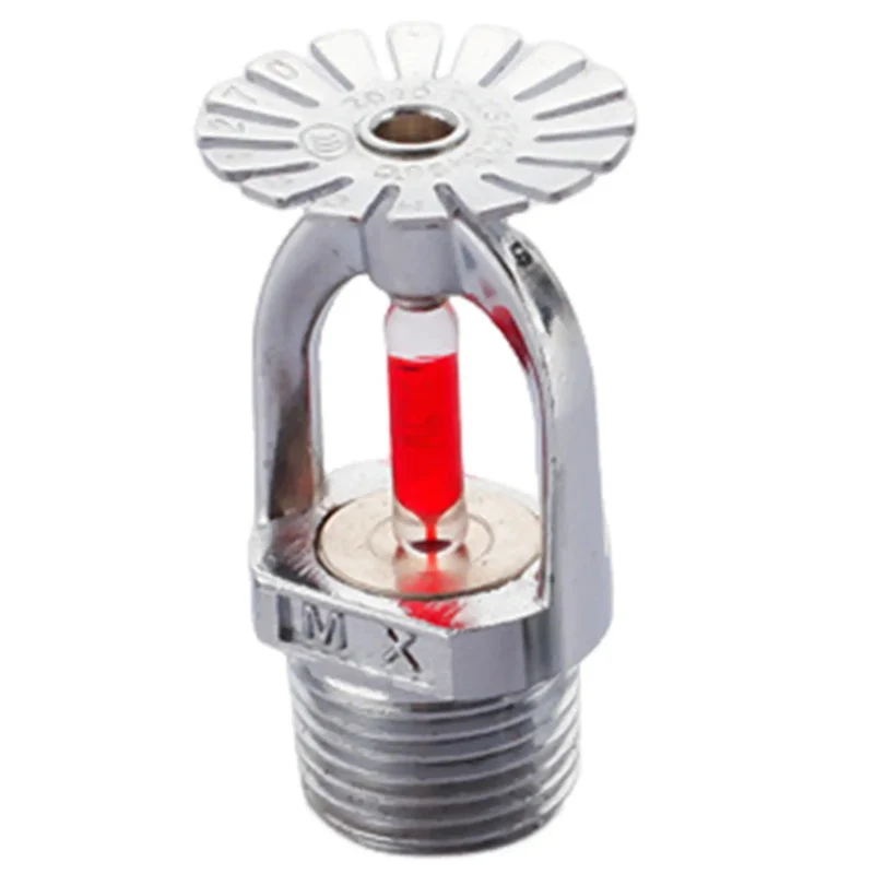 Tough As Nails Copper Pendent Fire Sprinkler Head Quick Response Drop Down Design For Home Safety Rated One Fifty Five Degrees Fahrenheit Half Inch Thread No Fuss Installation