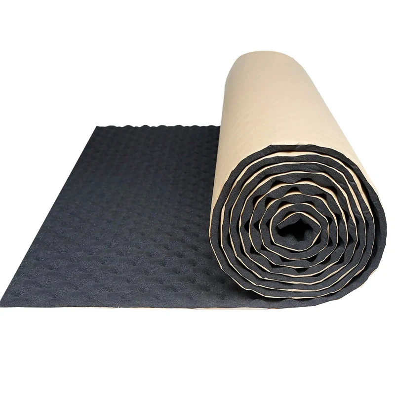 Car Truck Sound Deadening Mat 16Square Feet Heavy Duty Noise Dampening Heat Shield Foamed Layer Water And Oil Resistant Lining Shuts Up Road Clatter Keeps Cabin Cool For Long Haul Drives