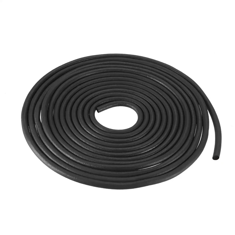 Tough As Nails EPDM Foam Rubber Seal Strip 4mm X 10 Meters Round Weather Strip For Doors And Windows Sound Dampening Gasket Tape DIY Crafting Insulation Roll Draft Blocker Gap Sealer