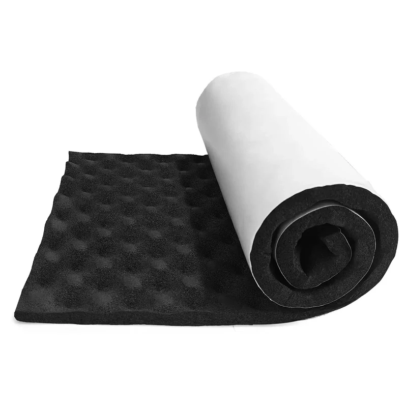 Professional Grade Self Adhesive Acoustic Foam Panels With Egg Crate Wave Design For Straight Fire Sound Dampening In Recording Studios Home Theaters And Car Doors Easy Peel Install Wall Tiles That Lock Down Room Echo