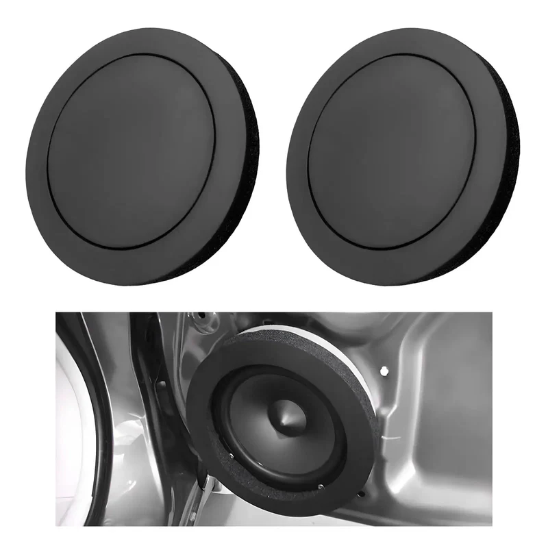 6.5 Inch Foam Speaker Enhancer Rings With Self Adhesive Backing High Rebound Car Door Baffles For Kickin Bass And Crisp Treble To Perfectly Dial In Your Street Machine Audio Setup For Weekend Cruising