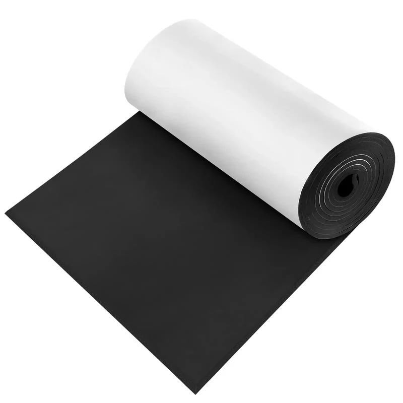 Heavy Duty Self Adhesive Neoprene Closed Cell Foam Sheet For Badass DIY Builds And Crafts With Hella Stick Power And A Nasty Waterproof Seal In Black Measuring 12 By 59 Inches