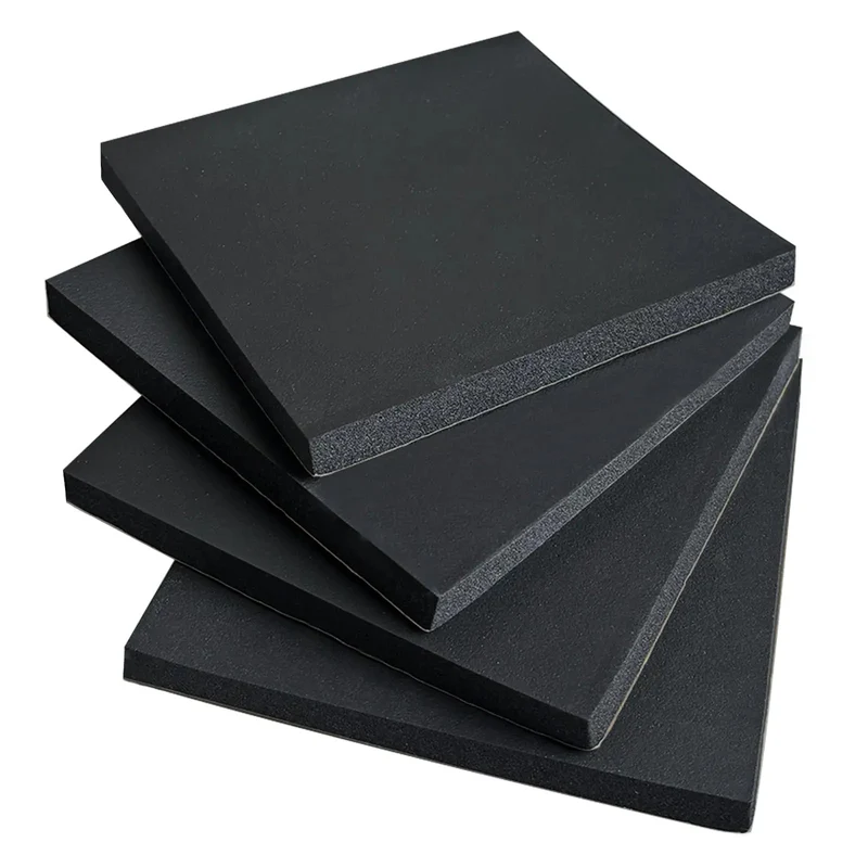 Four Pack Real Heavy Duty Neoprene Foam Self Adhesive Pads 6 By 6 Inches Half Inch Thick Anti Vibration Cushion For Tools Pipes And Everyday Gear Guard
