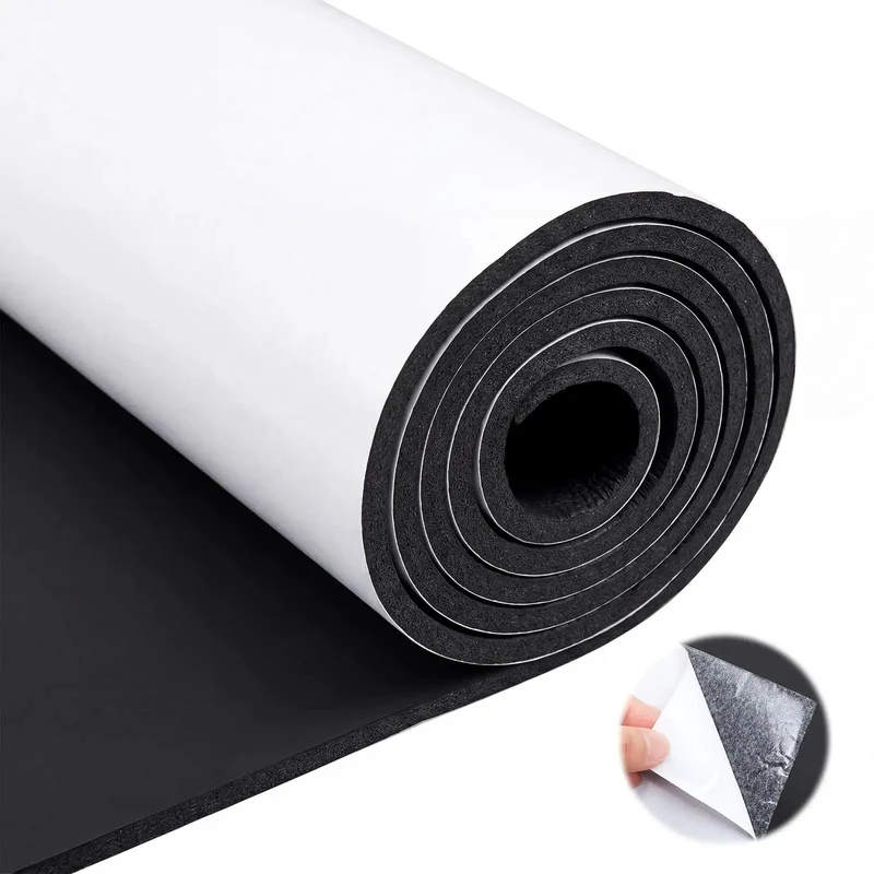 Straight Up Rock Solid Self Adhesive Neoprene Foam Sheet 24 By 60 Inch Closed Cell Sponge Pad With Mighty Sticky Backing For Marine Insulation Boat Cabin Cushioning And RV Wall Sealing