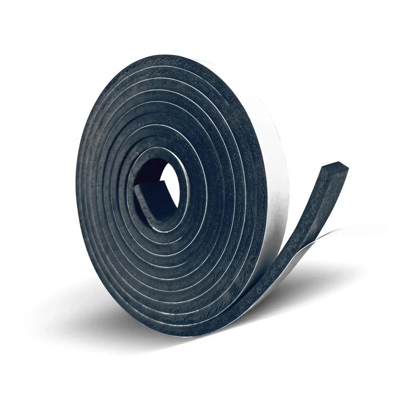 Knock Out Those Pesky Drafts With 1/2 Inch Wide 1/4 Inch Thick Single Sided Foam Tape, Closed Cell Weather Stripping For Doors And Windows, Flexible And Easy To Cut At 16.5 Feet Long