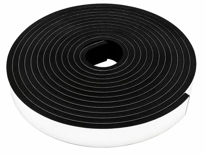 Heavy Duty Single Sided Foam Weather Stripping Tape 1/2 Inch Wide 1/4 Inch Thick 16.5 Feet Long Premium Adhesive Seal For Windows Doors Closes Air Leaks Blocks Cold Drafts Durable Bond To Wood Metal And Plastic Withstands Heat Freezes Stays Planted