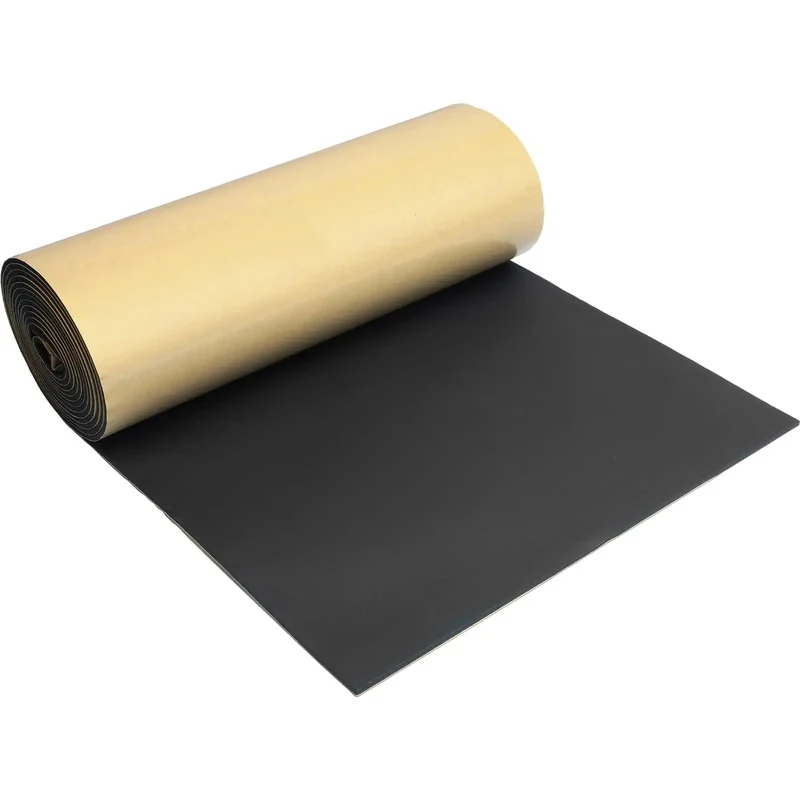 Premium Closed Cell Neoprene Foam Sheet With Adhesive Backing 12 X 59 X One Quarter Inch Rubber Padding Nuttin But Heavy Duty For Tight As A Drum Sound Dampening And Weather Proof Gear Modding