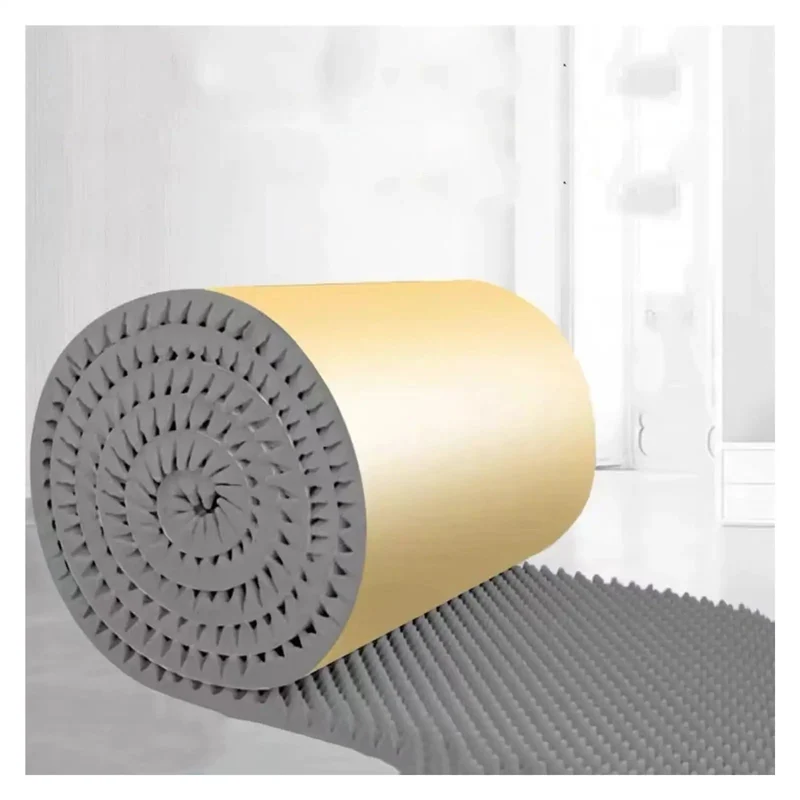 Self Adhesive Soundproof Foam Panels Tame Room Echo With This High Density Egg Crate Acoustic Padding Fast Expanding Roll For Home Studios And Offices Slap It Up Clean And Save Some Cash