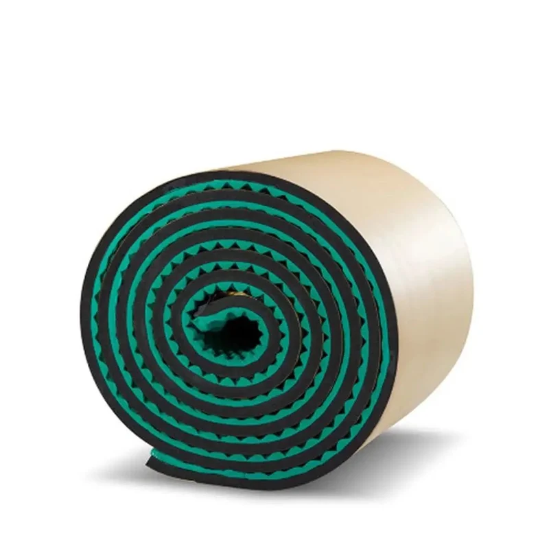 Game Changing Soundproof Foam Rolls 3.2 By 32.8 Feet Closed Cell Acoustic Egg Crate Panels With Peel Stick Adhesive Flame Retardant Wall Padding Green 5 Cm Thick Hella Quiet Setup