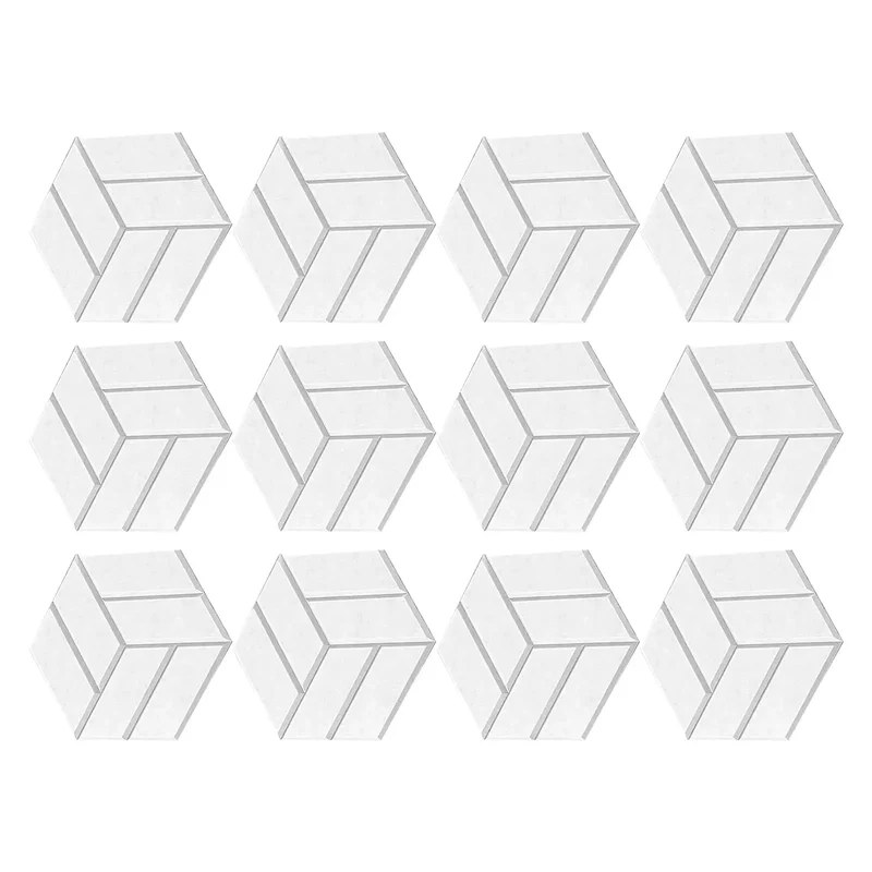 12 Pack Hexagonal Acoustic Wall Panels Sound Absorbing Polyester Foam Tiles For Home Studio Bedroom Decor Soundproofing Flame Retardant Elevates Your Setup Featuring Dope Vibes And Killer Style Pro Audio Control