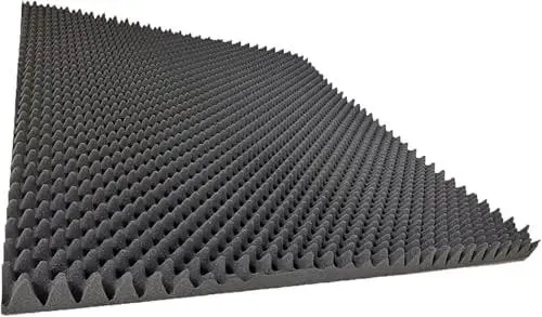 High Density Egg Crate Foam Acoustic Sound Panels For Upright Piano And Home Office Noise Insulation Wall Pads That Dampen Echoes And Mute Background Noise Like A Champ