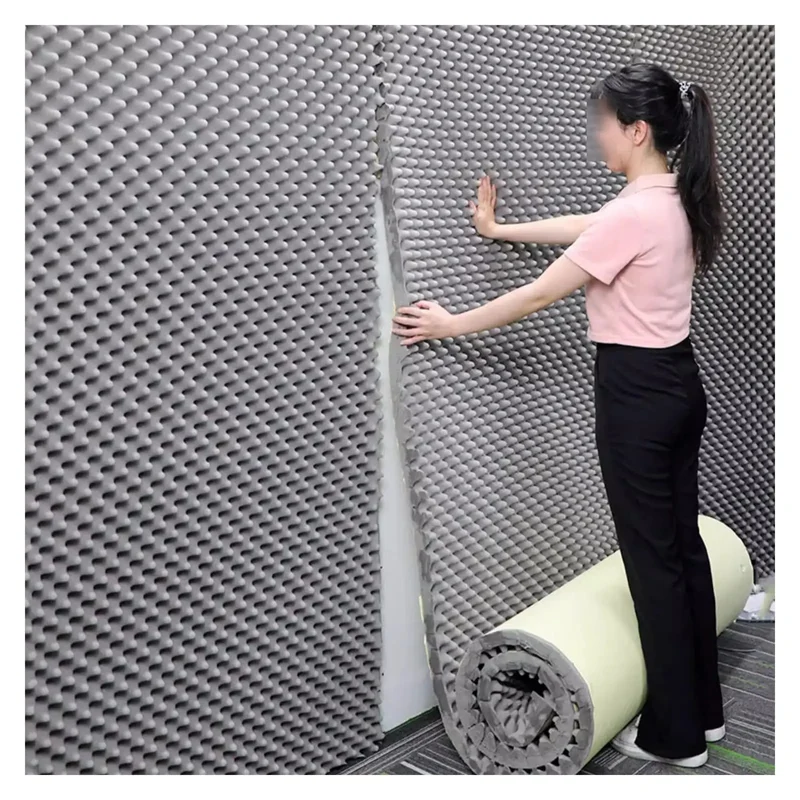Real Deal Self Adhesive Acoustic Foam Panels For Legit Noise Blocking And Room Treatment Durable Rubber Wool Wall Tiles With Quick Rebound Grip Simple Peel Install For Home Theater Studio Setup And Smooth Sound Proof Spaces