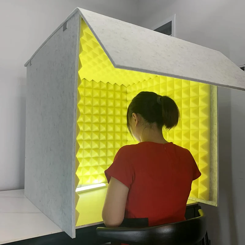 Badass Desktop Sound Booth Featuring Legit Acoustic Foam Panels For Pro Level Vocal Recording And Smooth Noise Blocking Audio Isolation Shield For Home Studios