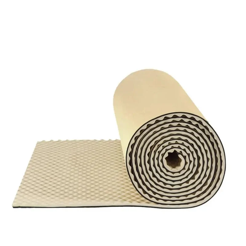 Real Deal Egg Crate Soundproof Foam Rolls 105 Sq Ft Noise Knocking Acoustic Wall Panels With Adhesive Closed Cell Flame Retardant Echo Slayers Home Studio Treatment Total Silence Seeker White 4cm