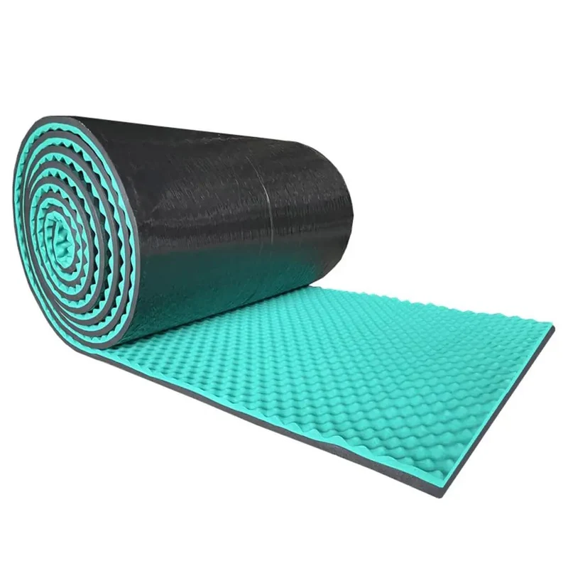 Hella Thick Acoustic Foam Panels Knock Out Room Echoes Slick Self Adhesive Sound Insulation Rubber Roll Egg Crate Profile In Green Tames Echoes Like A Champ And Snips Clean For Any Spot You Gonna Chill Out In