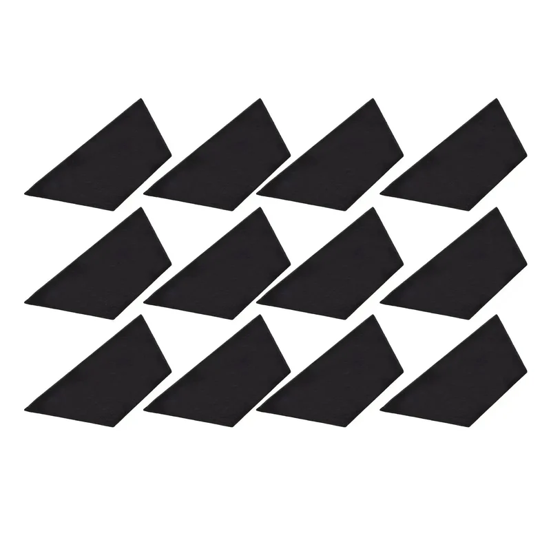 Sick Acoustic Panel Set With 12 Pieces Of Trapezoidal Soundproof Foam, High Performance Sound Absorption To Kill Echoes And Vibes, Dope Home Studio Gear For Superior Audio Quality And Perfect For Podcast Rigs And Bass Blocking