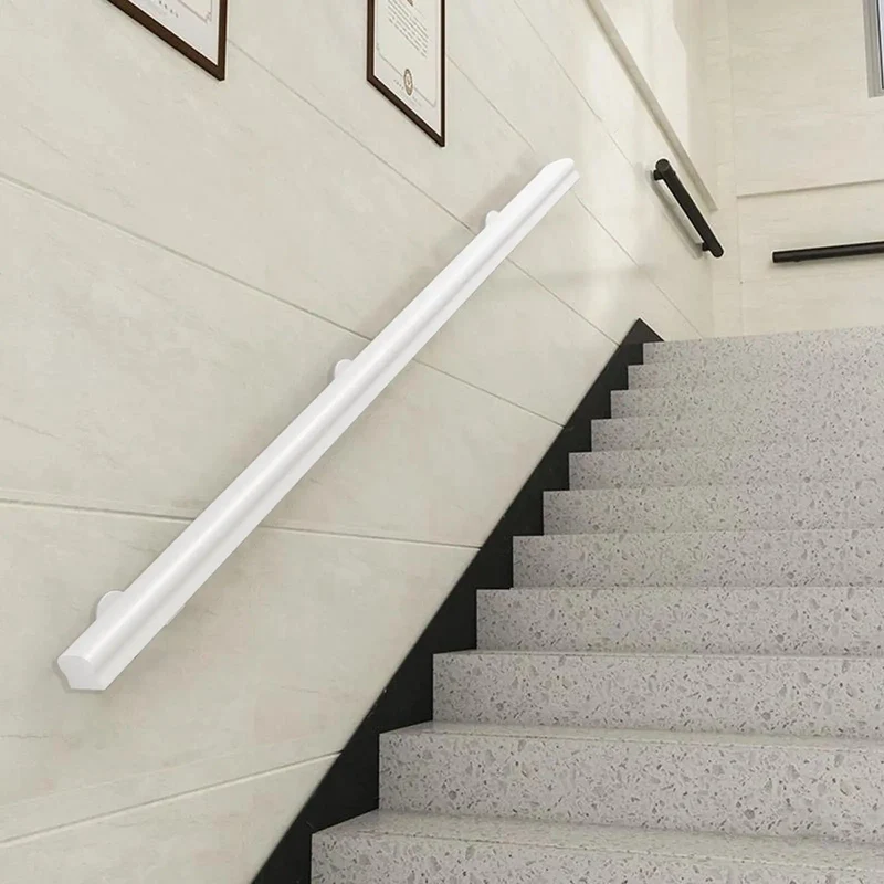 Top Shelf Pine Wood Indoor Guardrail In Crisp White With Non Slip Grip Heavy Duty Iron Supports Rounded Safety Edges And Kickass Setup For Houses Kindergartens Or Attics Built Like A Boss For Daily Hustle