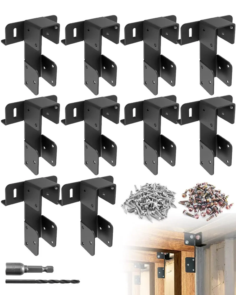 Heavy Duty Shipping Container Brackets With Laser Precision Alignment Keeps 2x4 And 2x6 Lumber Straight As An Arrow For Quick Drop In Framing That Fits Like A Champion Every Single Day