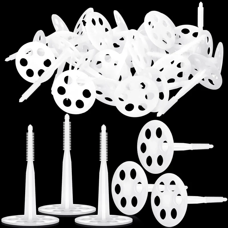 Top Shelf Professional Grade 250 Pack Heavy Duty Plastic Masonry Fasteners With Secure Washers Tough As Nails Concrete Anchors For Rigid Foam Board Insulation