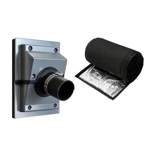 Tough As Nails Hvac Wall Penetration Cover And 3 Layer Insulated Line Set Sleeve Kit Offer Superior Weather Resistant Guard For Ac Condenser Piping With Heavy Duty Material That Stops Yellowing And Delivers A Slick Professional Upgrade For Your Home