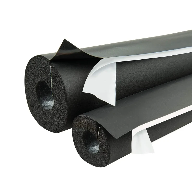 Top Notch Closed Cell Foam Pipe Insulation Sleeve With Tough As Nails Lap Seal Design For Shielding Iron And Plastic Pipes From Freezing And Saving Bucks On Hot Cold Water Lines Across Thirty Linear Feet Of Straight Plumbing Run