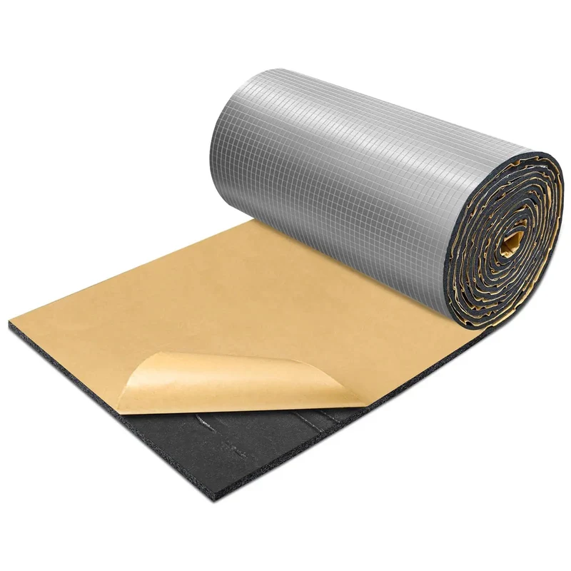 Kick Ass Heavy Duty Insulation Foam Roll Featuring Reflective Aluminum Foil Heat Shield And Waterproof Radiant Barrier For Garage HVAC Pipes Rv Windows And Basements