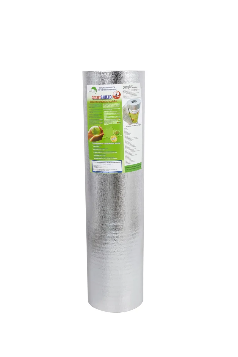 Heavy Duty Reflective Insulation Roll With Foam Core Covers 400 Square Feet Commercial Grade Radiant Barrier Foil Heat Shield For Attics Kicks Summer Heat To The Curb Cuts Utility Tabs Way Down Zero Sweat Vapor Guard