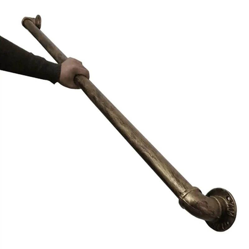 Heavy Duty Wall Mounted Grab Bar And Non Slip Handrail For Indoor Outdoor Steps And Baths, 19 Foot Safety Railing With Rust Proof Finish Built Tough For Daily Grind And Peace Of Mind