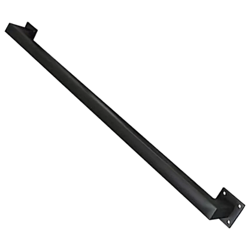 Heavy Duty Carbon Steel Wall Mounted Stair Railing With Super Grippy Non Slip Handrail For Indoor Outdoor Steps And Hallways Straight Up Durable And No Fuss Setup