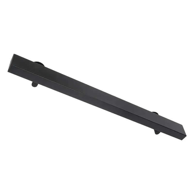 Flush Wall Mount Stair Handrail Heavy Duty Stainless Steel Safety Rail Sleek Modern Black Profile Dang Sturdy Support For Daily Grind And Legit Grip For Seniors And Kids At Home