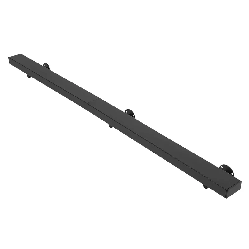 Heavy Duty Stainless Steel Wall Mount Handrail With Sick Grip For Stairs And Bathroom Walls Premium Corrosion Resistant Support Bar Built Tough For Maximum Daily Grind Up To Two Hundred Pound Load Limit