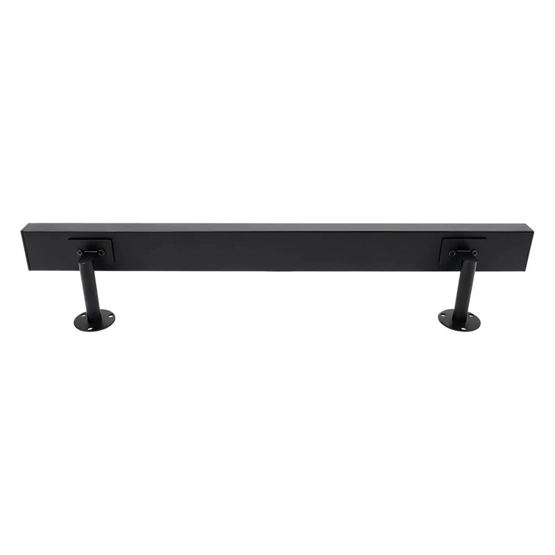 Tough As Nails Flush Wall Mount Handrail Made From Premium Stainless Steel For Secure Indoor Steps Features A Slick Spray Coated Surface That Sheds Scratches And Rust While Handling Two Hundred Pounds Without Breaking A Sweat